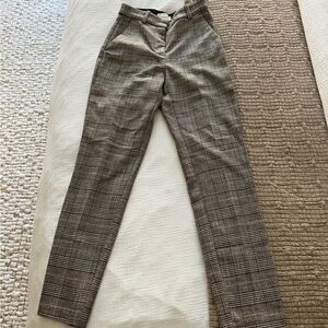 H&M Women's Plaid Pants - Brown and Black